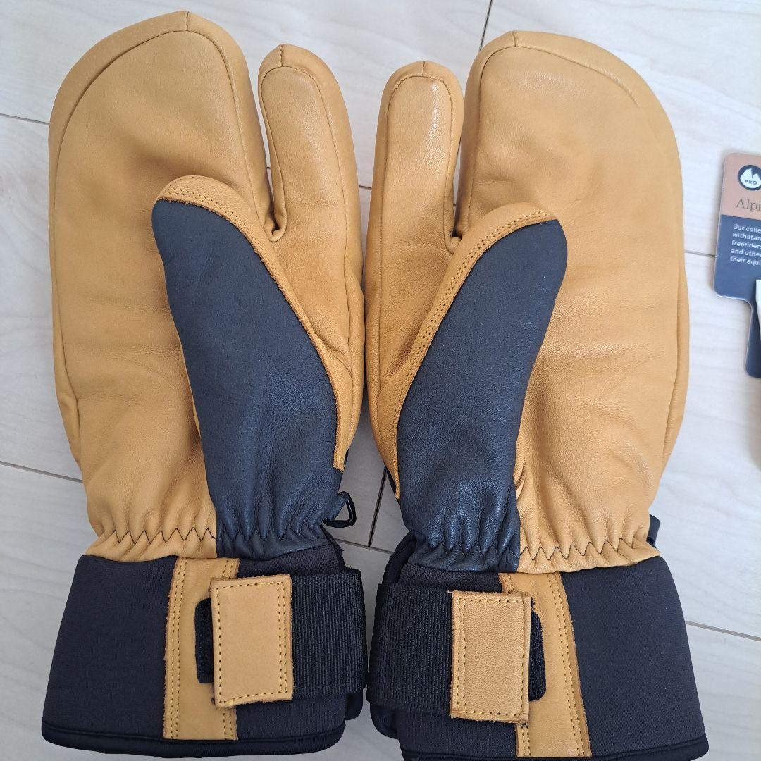 極美品 HESTRA ヘストラ Topo 3-Finger スキースノボグローブ