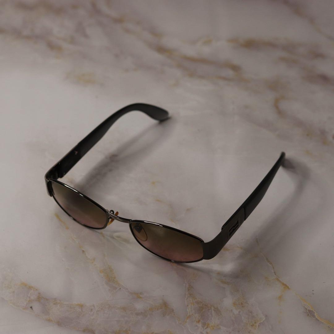 FENDI オーバル y2k アンティーク レトロ メガネ ケース付き