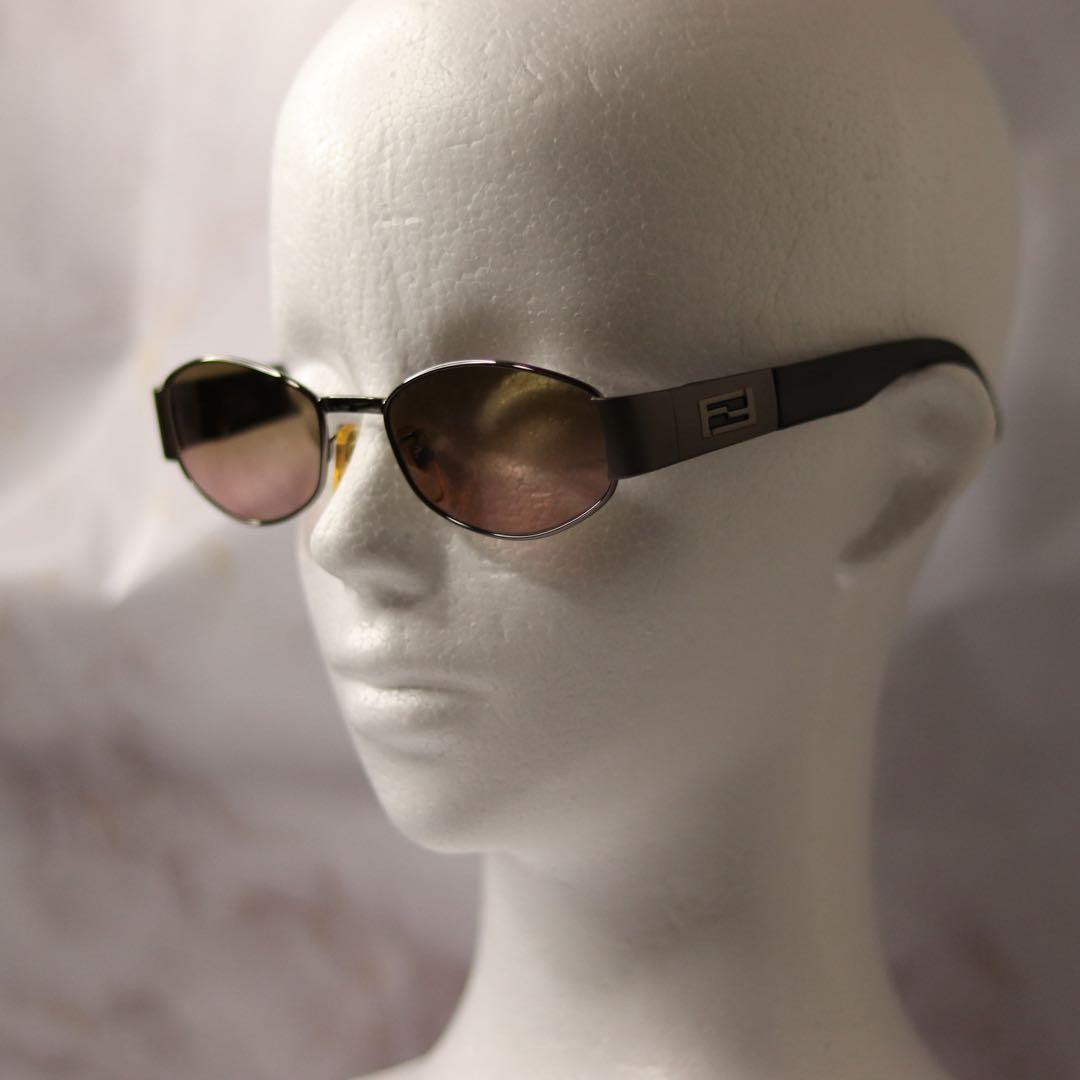 FENDI オーバル y2k アンティーク レトロ メガネ ケース付き