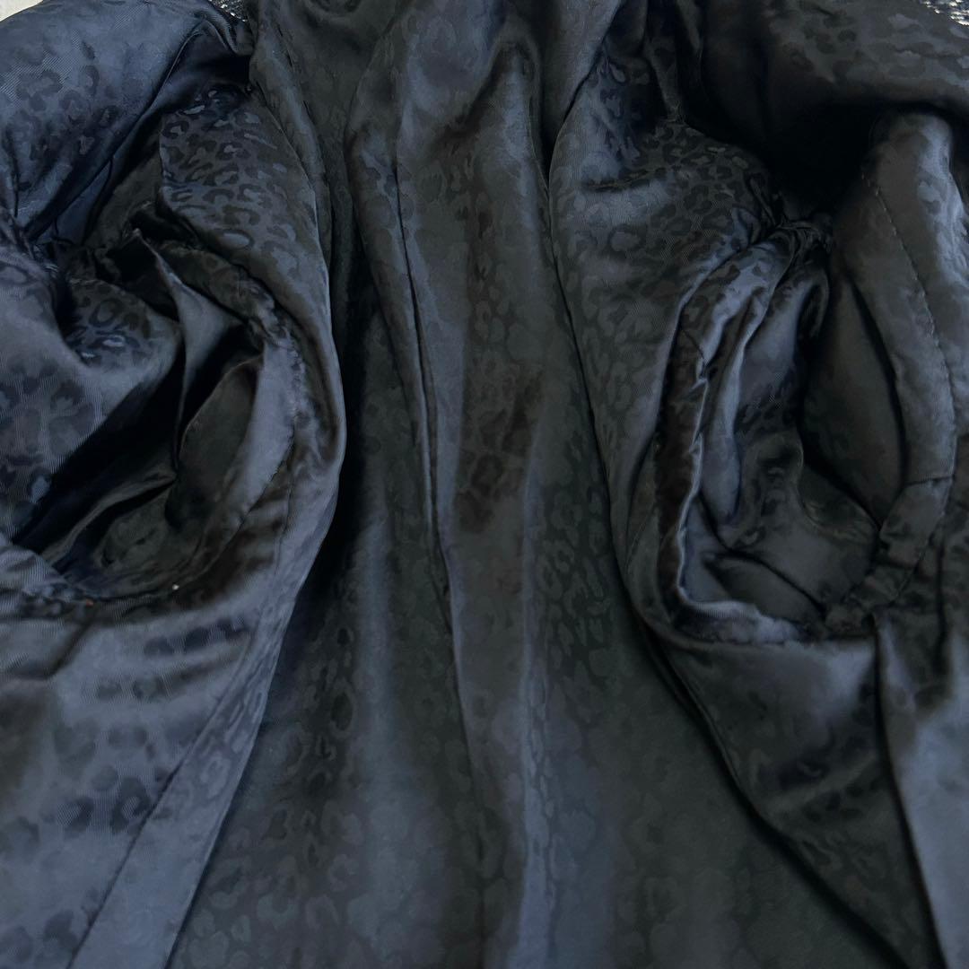 希少 美品 タケオキクチコレクション ツイードウール チェスターコートMアンゴラ