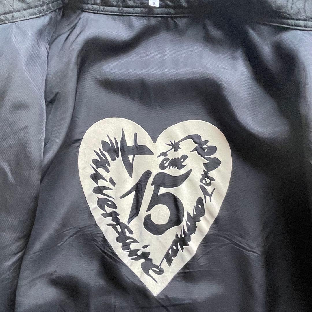 美品 ゆったり トクコプルミエヴォル 総柄 ステンカラーコート 黒 ジップアップ