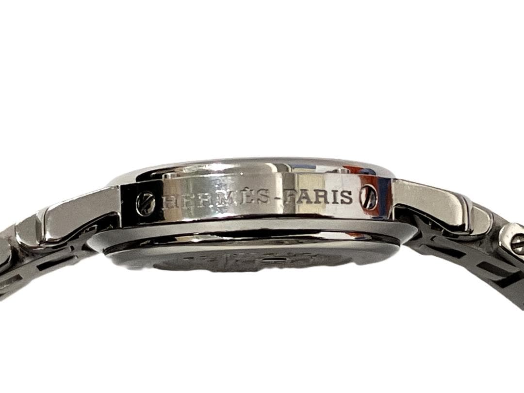 【美品】電池交換済★HERMES　エルメス　クリッパー　CL4.210