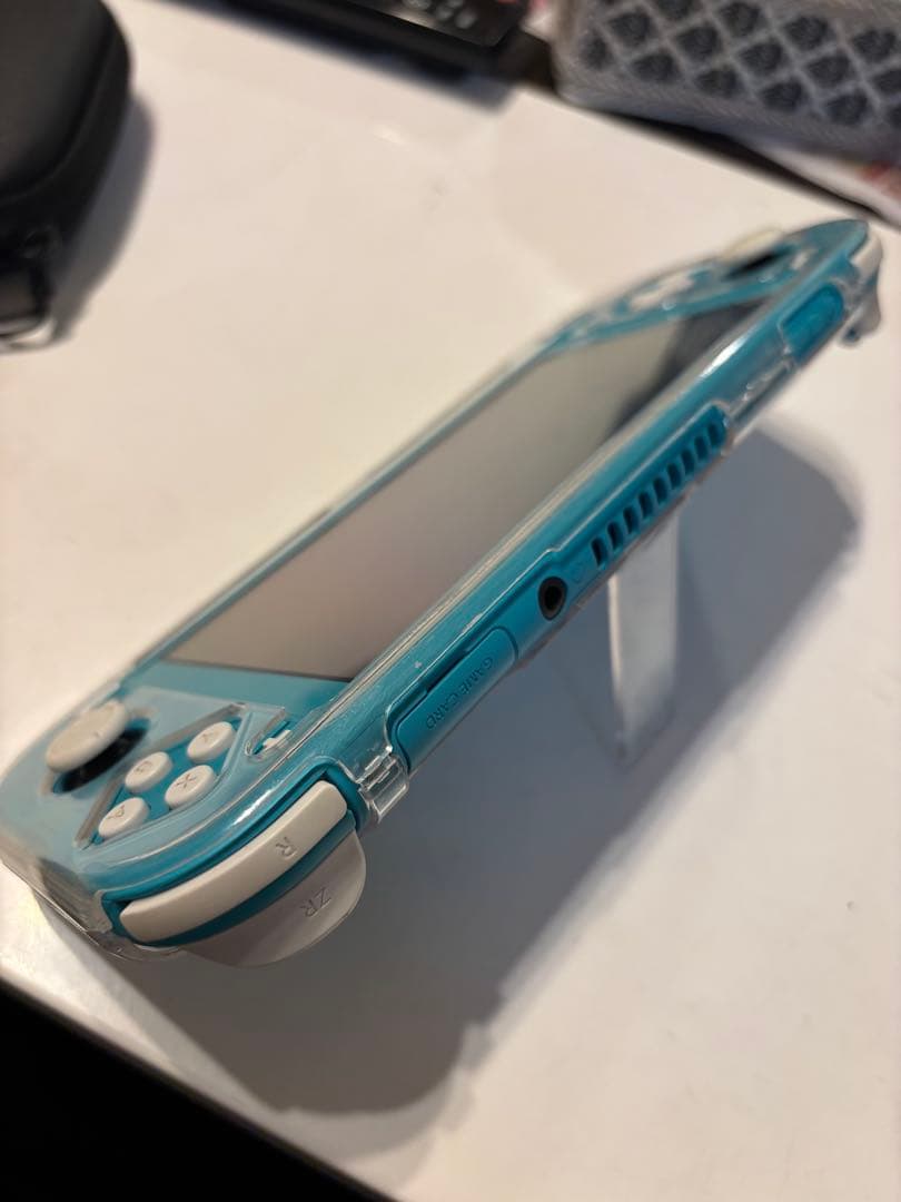 Nintendo Switch Lite ターコイズ 箱付き カバー付き