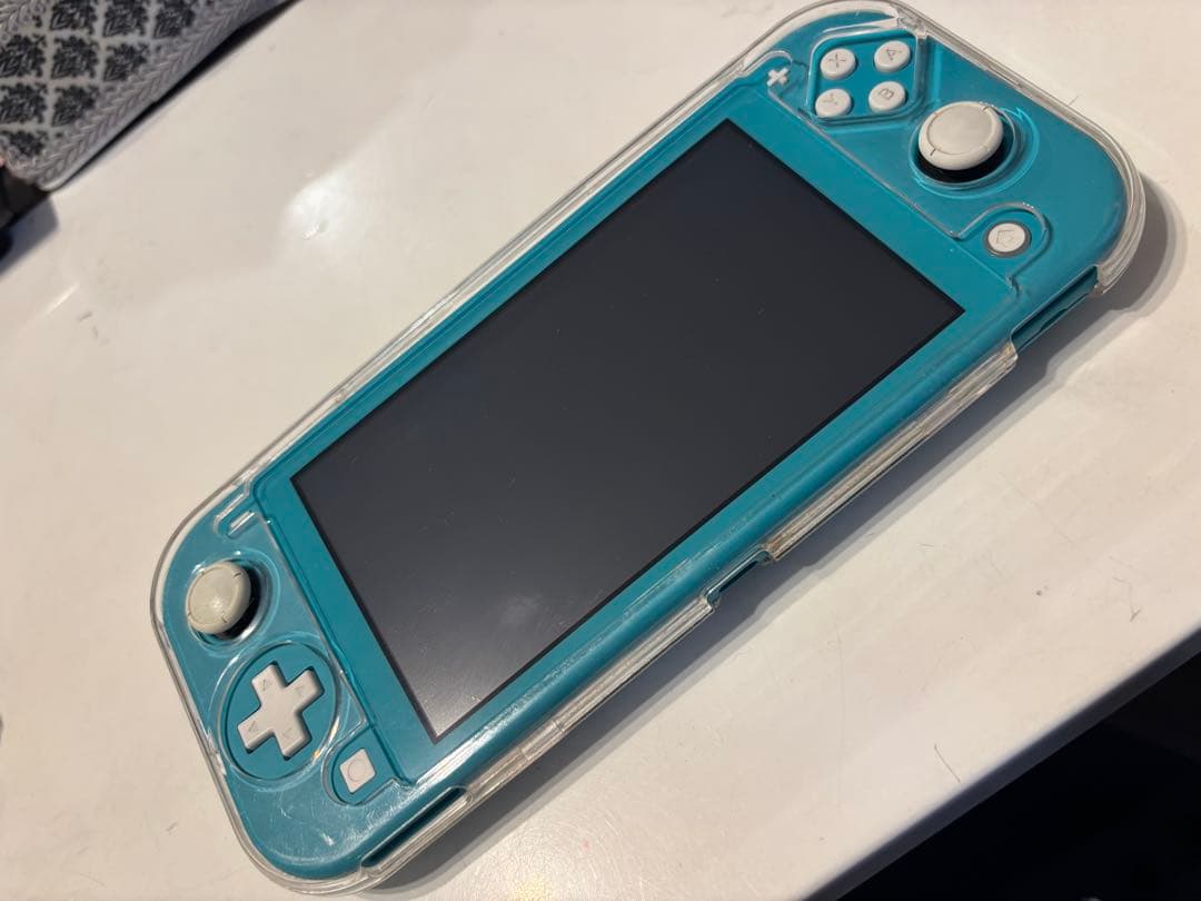 Nintendo Switch Lite ターコイズ 箱付き カバー付き