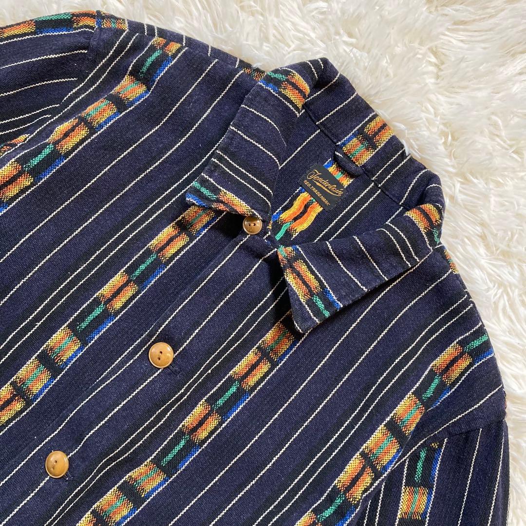 極美品 テンダーロイン グアテマラ T-GTM JKT ネイビー ネイティブ M