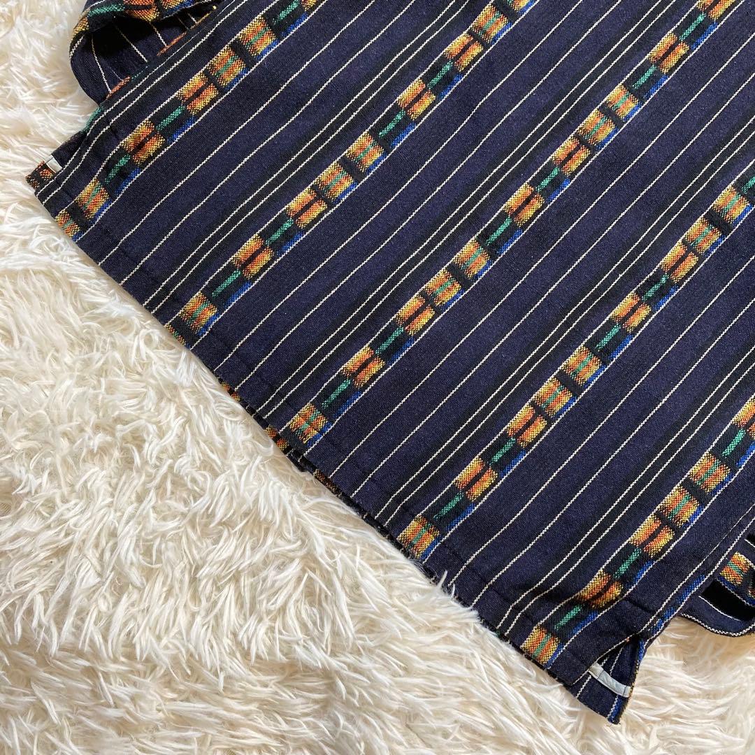 極美品 テンダーロイン グアテマラ T-GTM JKT ネイビー ネイティブ M