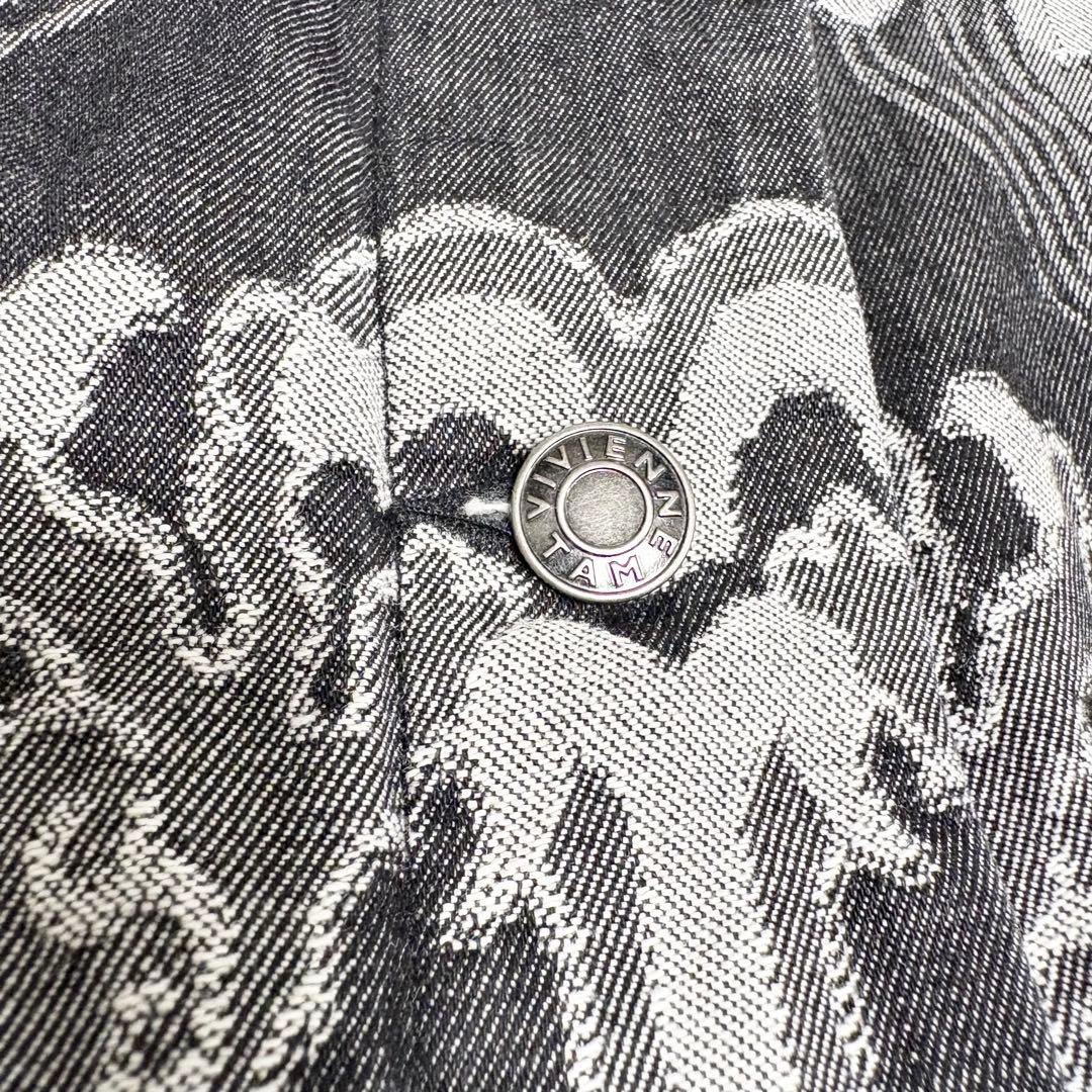 【未使用・タグ付き】ヴィヴィアンタム 龍 ドラゴン デニムジャケット 40