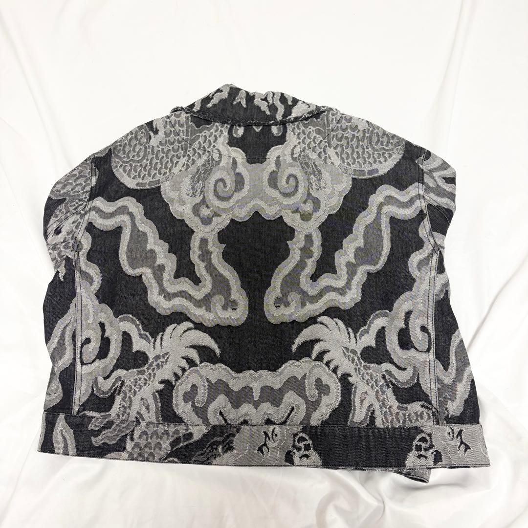 【未使用・タグ付き】ヴィヴィアンタム 龍 ドラゴン デニムジャケット 40