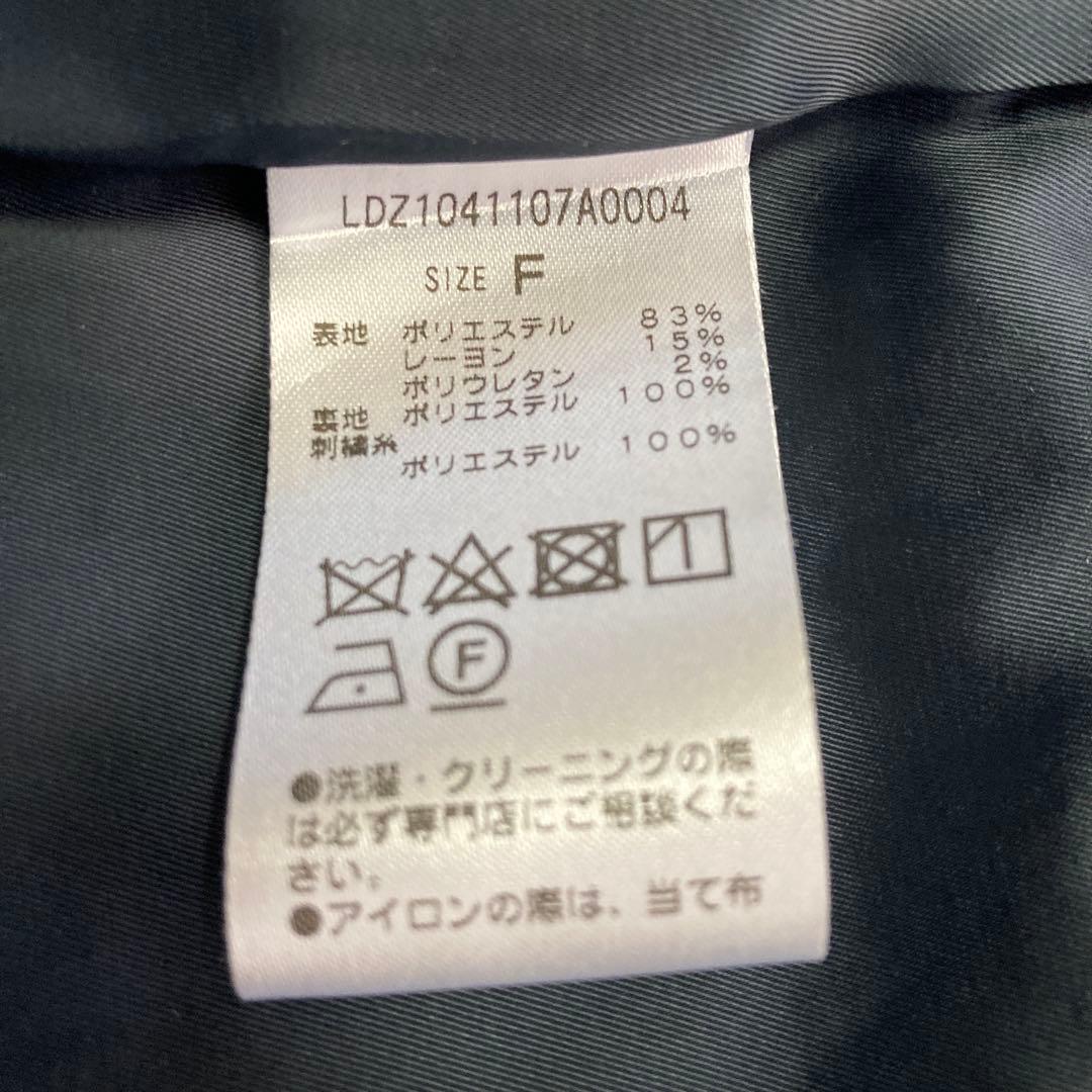 LOUNGEDRESS フラワー刺繍ジャケット　ネイビー