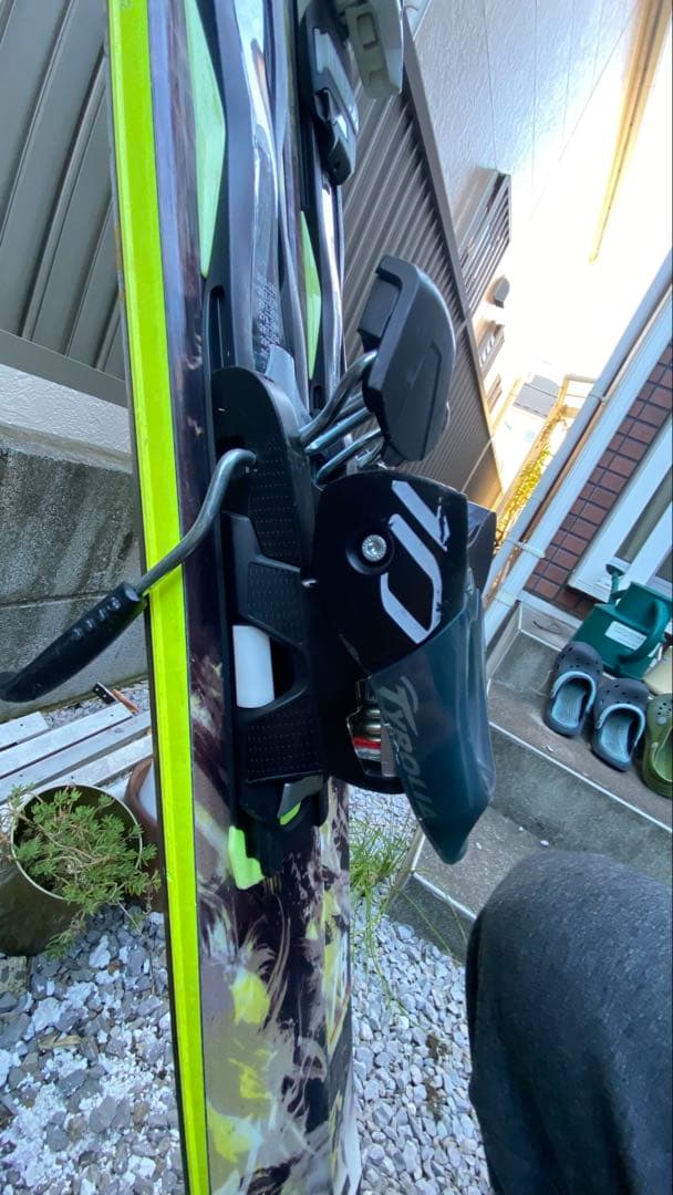 HANSON ツインチップスキー板 レールバインディング付き