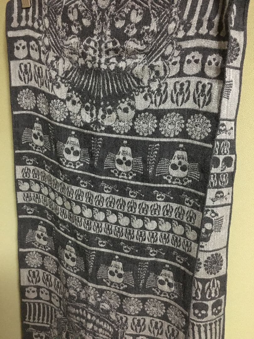 ALEXANDER MQUEEN スカル柄　ドクロデザイン　イタリア製