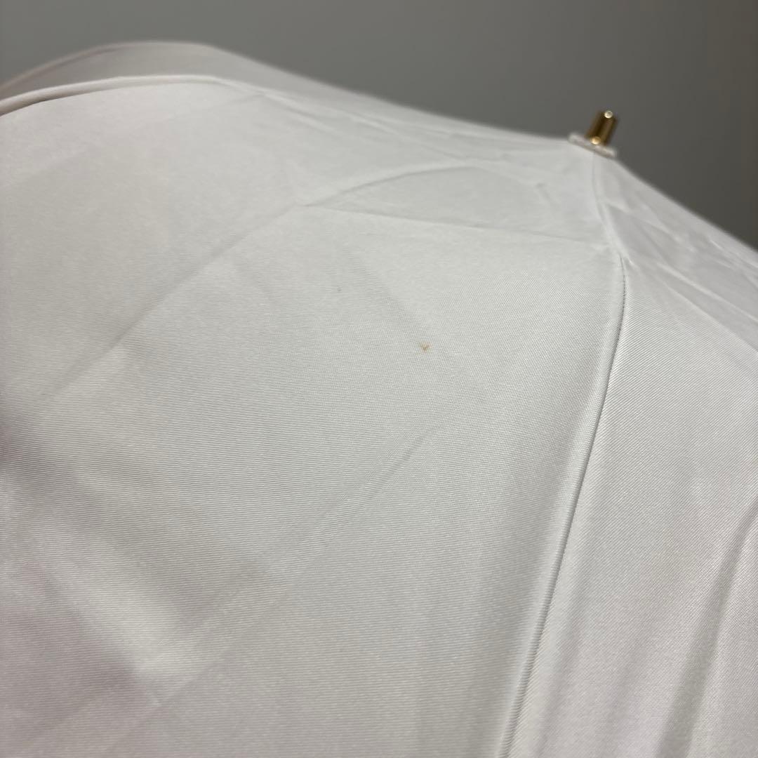 untule 折りたたみ日傘 ホワイト×ネイビー