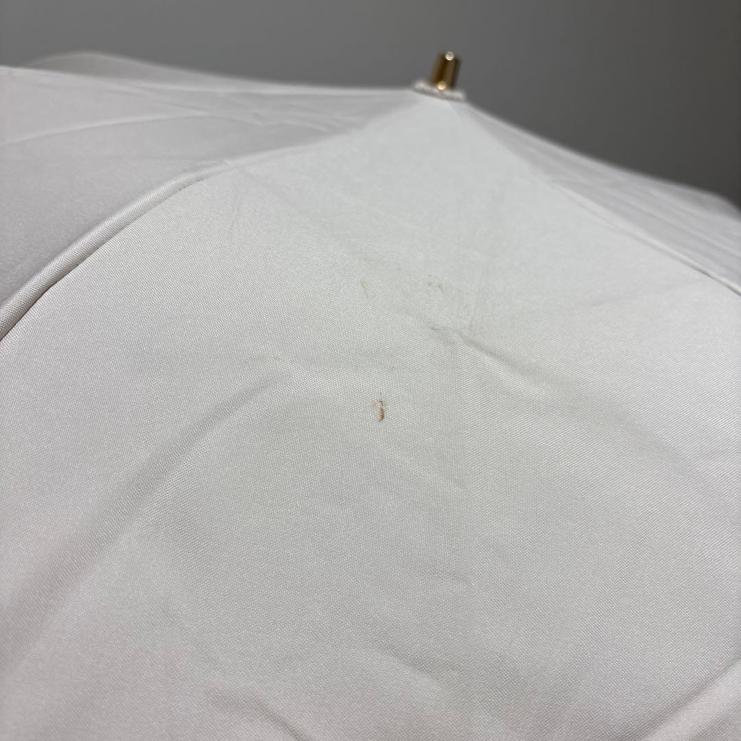 untule 折りたたみ日傘 ホワイト×ネイビー