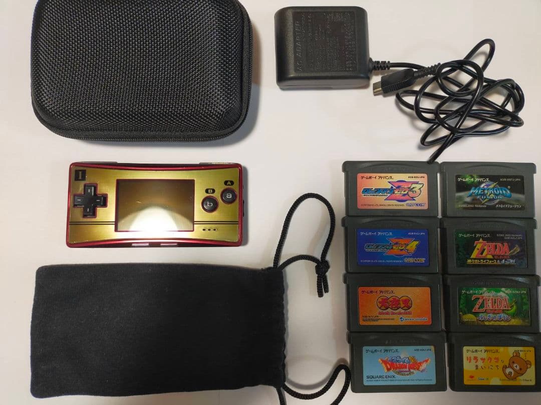 任天堂　ゲームボーイアドバイスミクロ　ファミコンカラー　ソフト8本付　その他