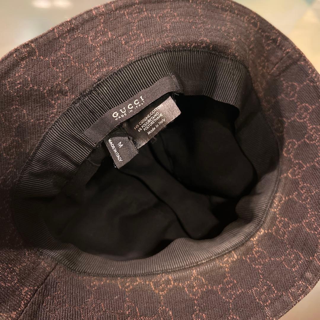GUCCI レディースバケットハット GGパターン ヴィンテージ