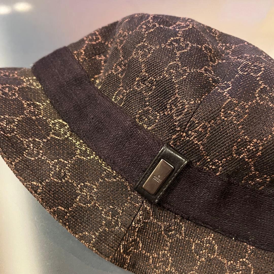 GUCCI レディースバケットハット GGパターン ヴィンテージ