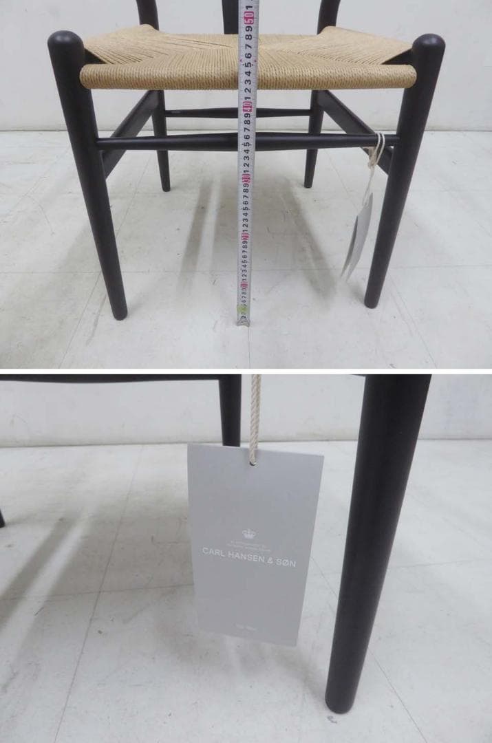 新品 正規品■カールハンセン＆サン■CH24 Yチェア Soft Black-8