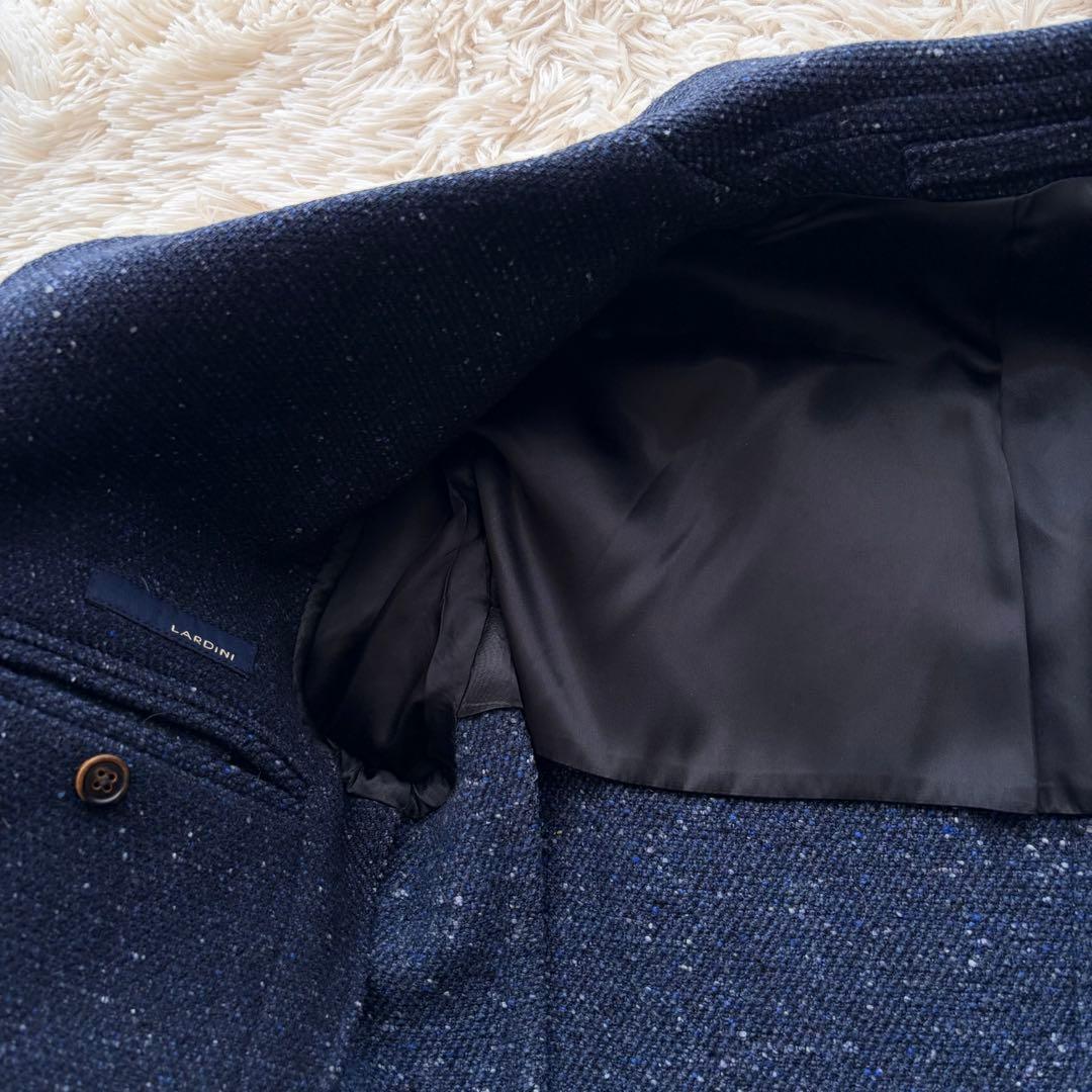 【SALE】LARDINI ラルディーニ チェスターコート 44 ネイビー