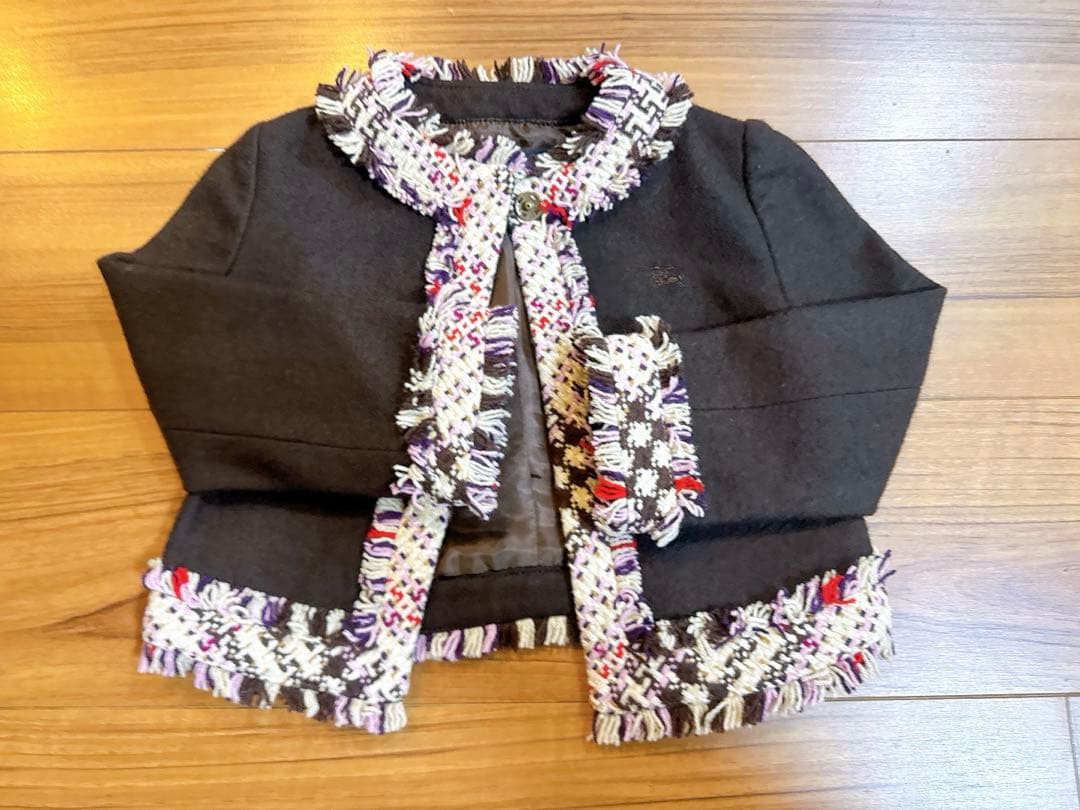 Burberry ツイードジャケットスカートセット
