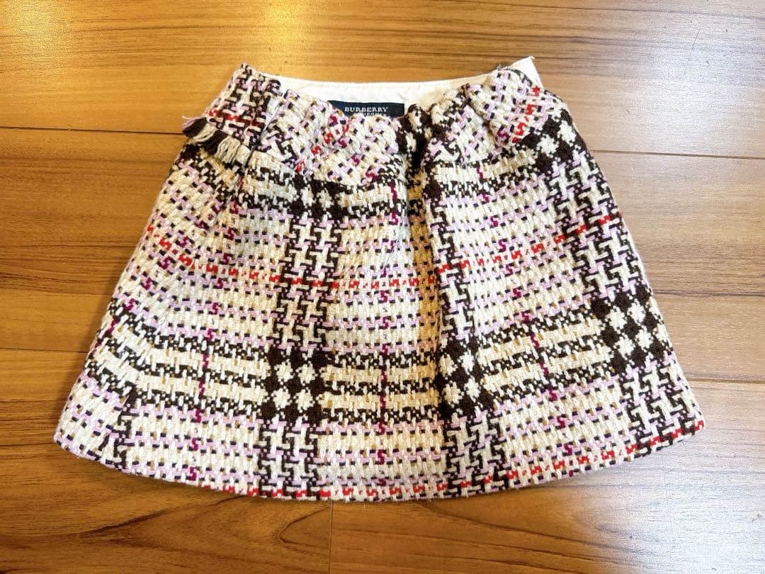 Burberry ツイードジャケットスカートセット