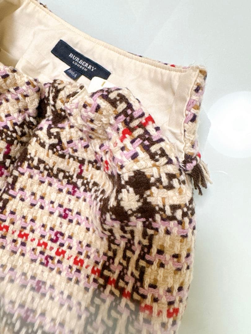 Burberry ツイードジャケットスカートセット