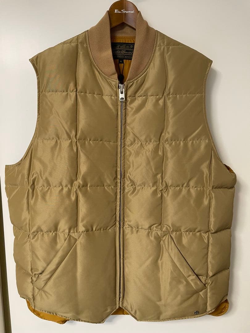 新品 エディバウアー ブラックタグ カナディアンベスト ダウン　USAプレミアム