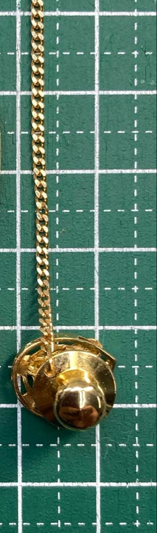 m*k様 【K18】★ホースシュー★ タイタック★ラペルピン /チェーン付 #H