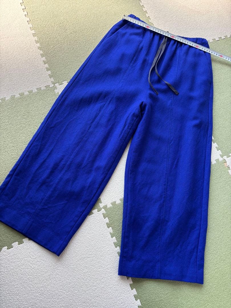 フィルデフェール◇ FIL DE FER ウール レーヨン ジョーゼットパンツ