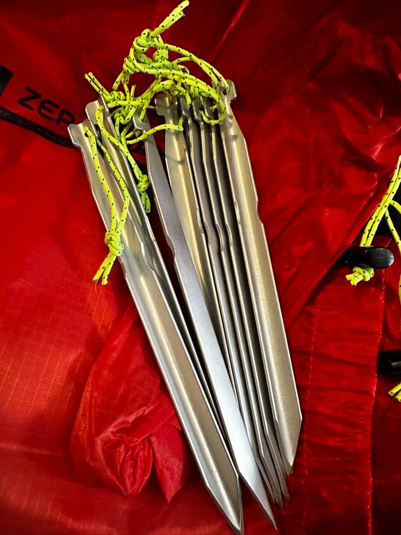 【最終値下げ】ZEROGRAM ミニマリストヘキサタープ（RED）