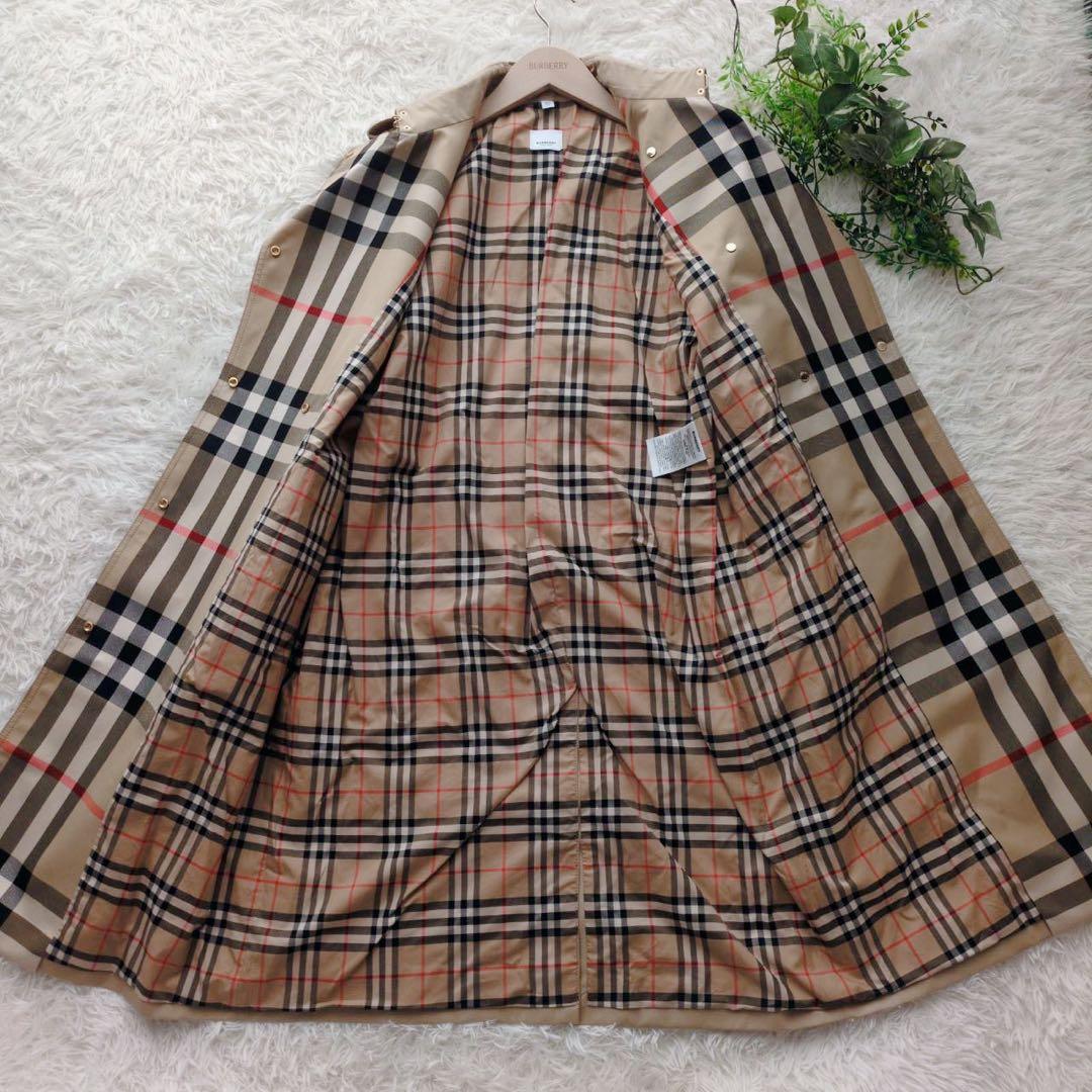 ◾︎未使用◾︎ バーバリー チェックパネル コットンギャバジン トレンチコート 44