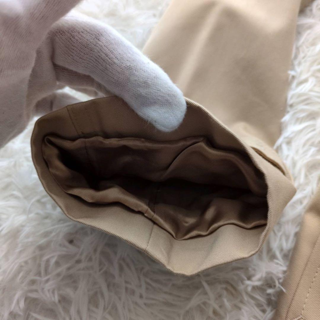 ◾︎未使用◾︎ バーバリー チェックパネル コットンギャバジン トレンチコート 44