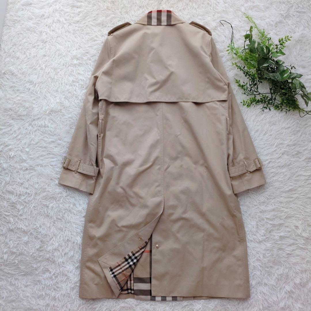 ◾︎未使用◾︎ バーバリー チェックパネル コットンギャバジン トレンチコート 44
