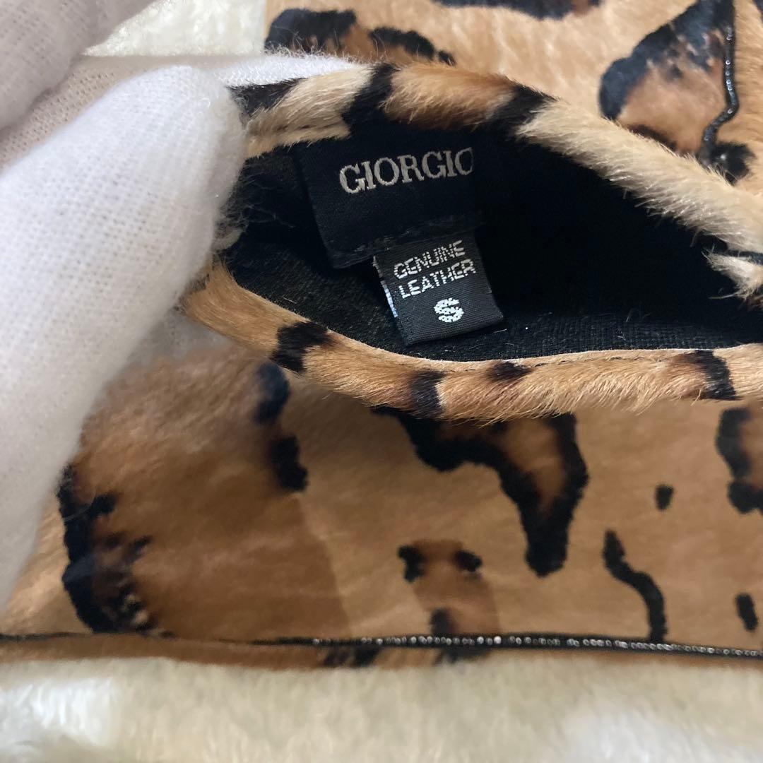 【最高級】ジョルジオアルマーニ シルクライナー ハラコ レザーグローブ 手袋 S