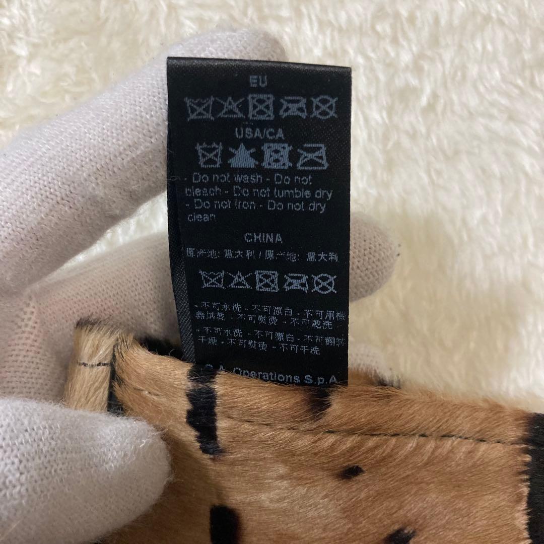 【最高級】ジョルジオアルマーニ シルクライナー ハラコ レザーグローブ 手袋 S