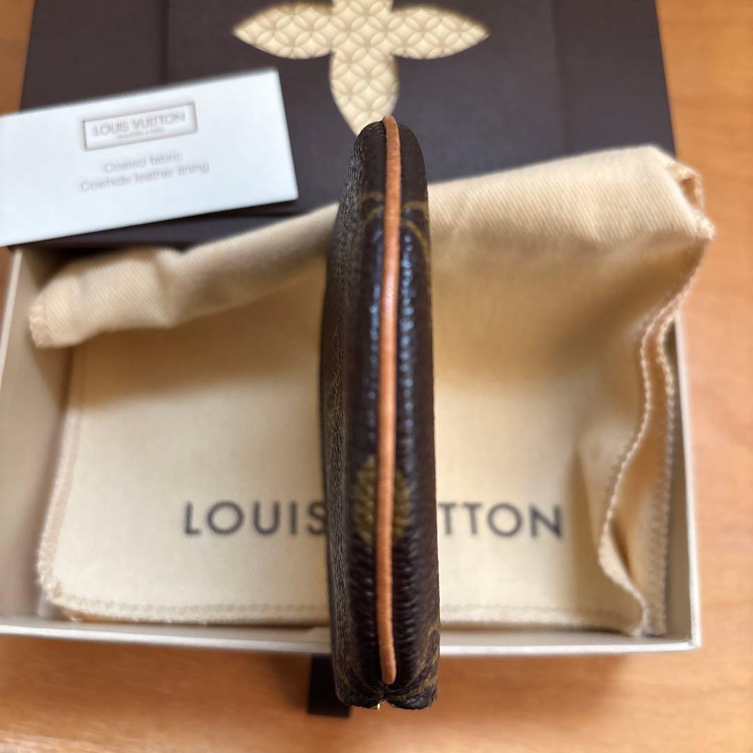 極美品　ルイヴィトン　モノグラム　ポルトモネロン　丸型　ケース