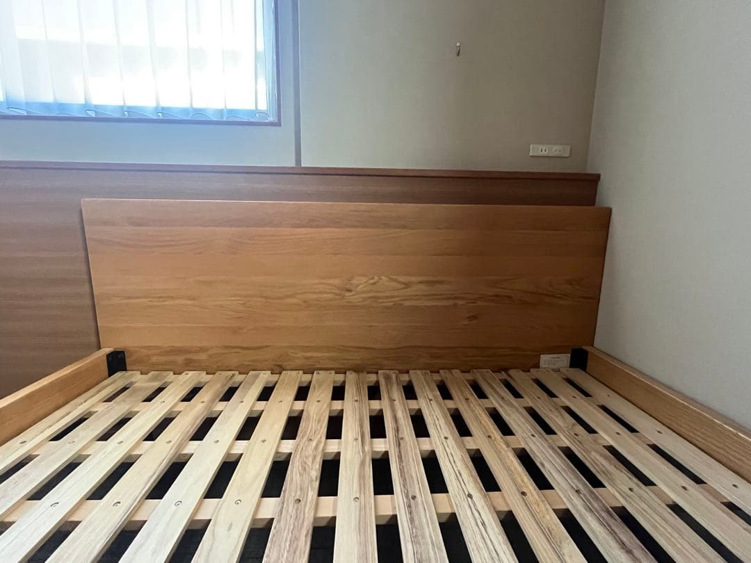 無印良品 ダブル ベッドフレーム オーク材