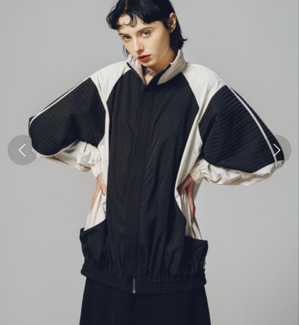 【led.tokyo】バイカラージッパーナイロンジャケット