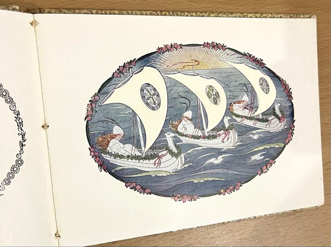 NO.333希少 アンティーク 洋書 古書 ル•メール 絵本 童謡 マザーグース