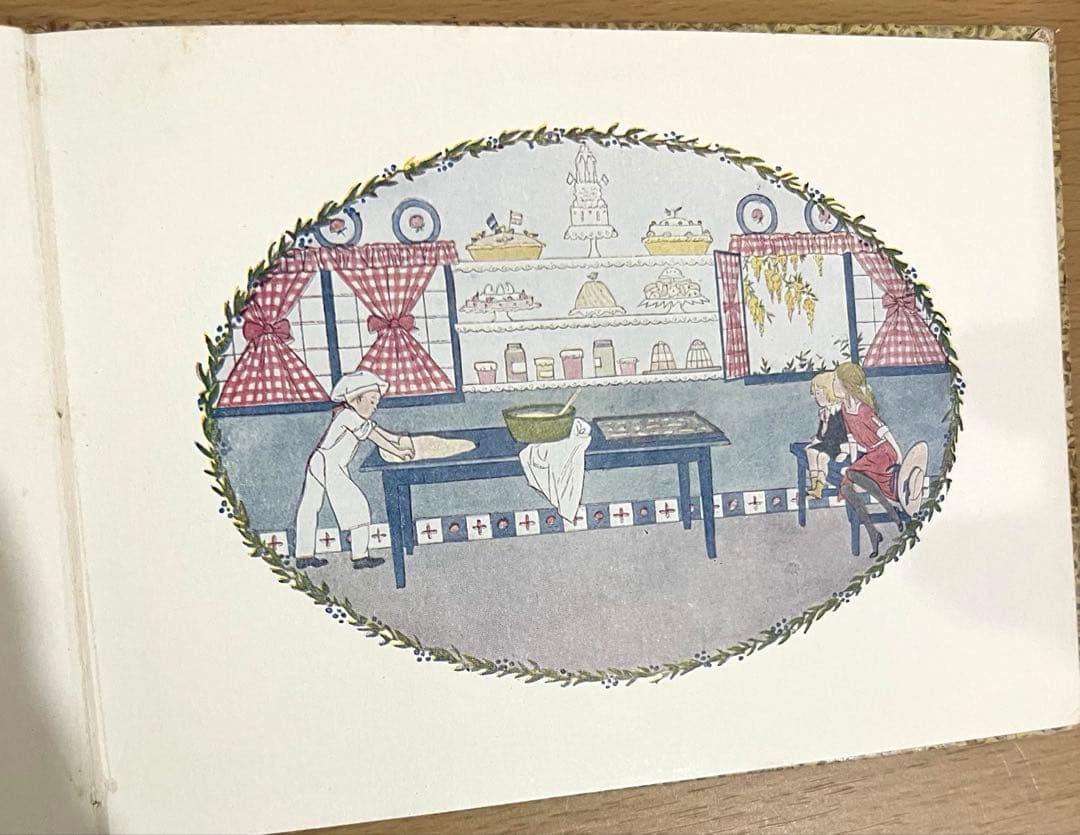 NO.333希少 アンティーク 洋書 古書 ル•メール 絵本 童謡 マザーグース