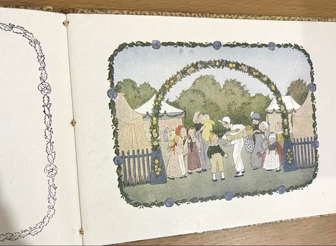 NO.333希少 アンティーク 洋書 古書 ル•メール 絵本 童謡 マザーグース