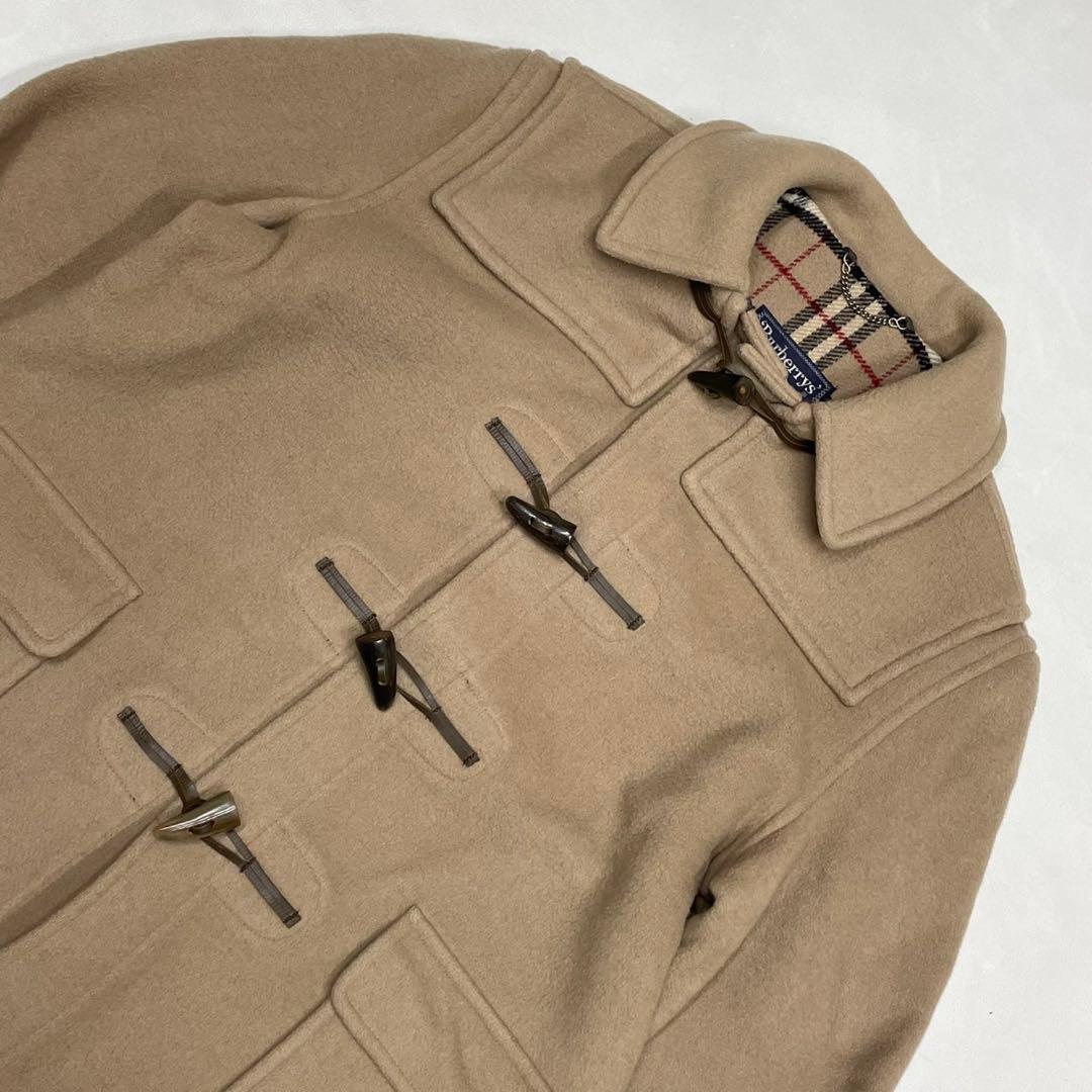 美品 BURBERRY バーバリー ノバチェック ダッフルコート