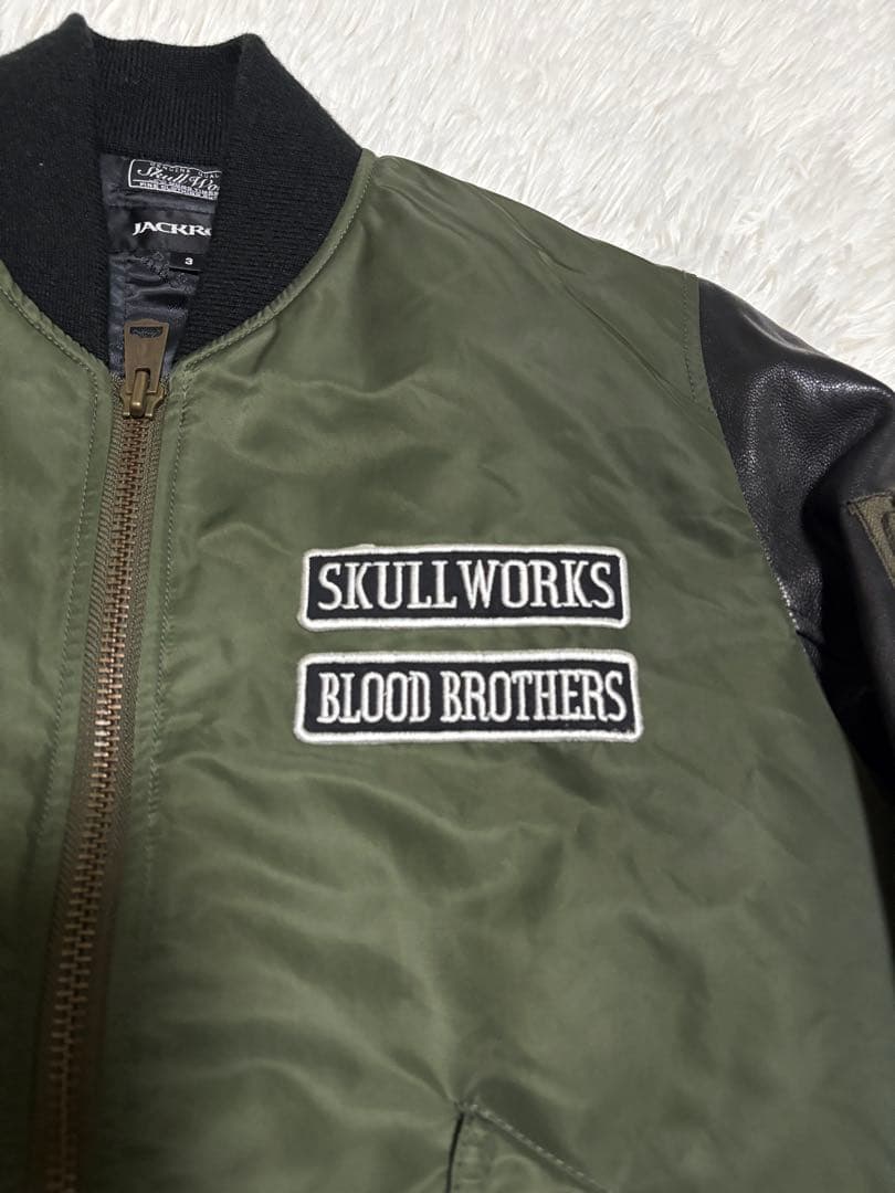 スカルワークス ジャックローズ クローズ 武装戦線 前川宗春モデル スタジャン