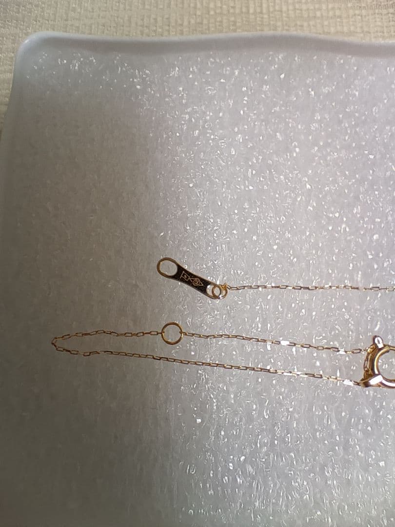 K18　ネックレス　YG　イエローゴールド　アズキチェーン　新品未使用