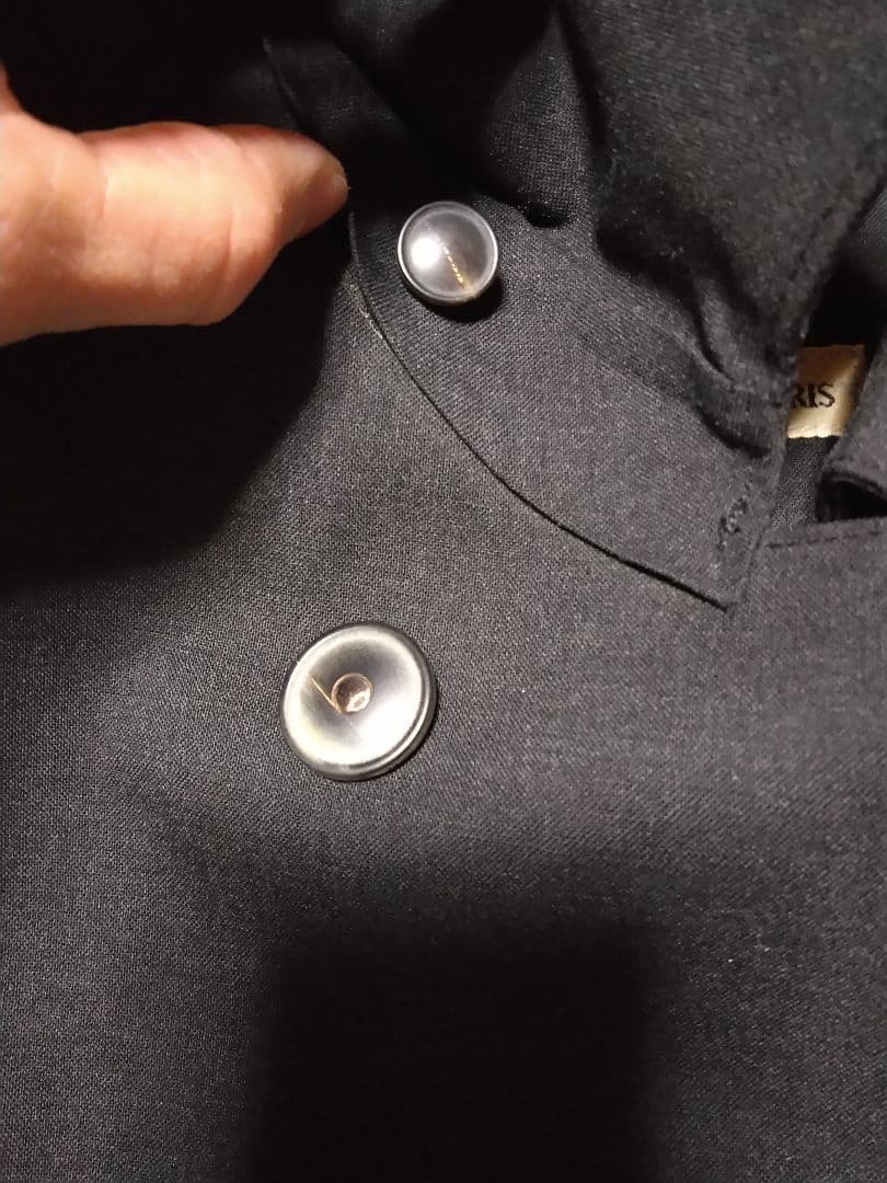 HERMES マルジェラ期×Macintosh　ゴム引き　ショートトレンチコート