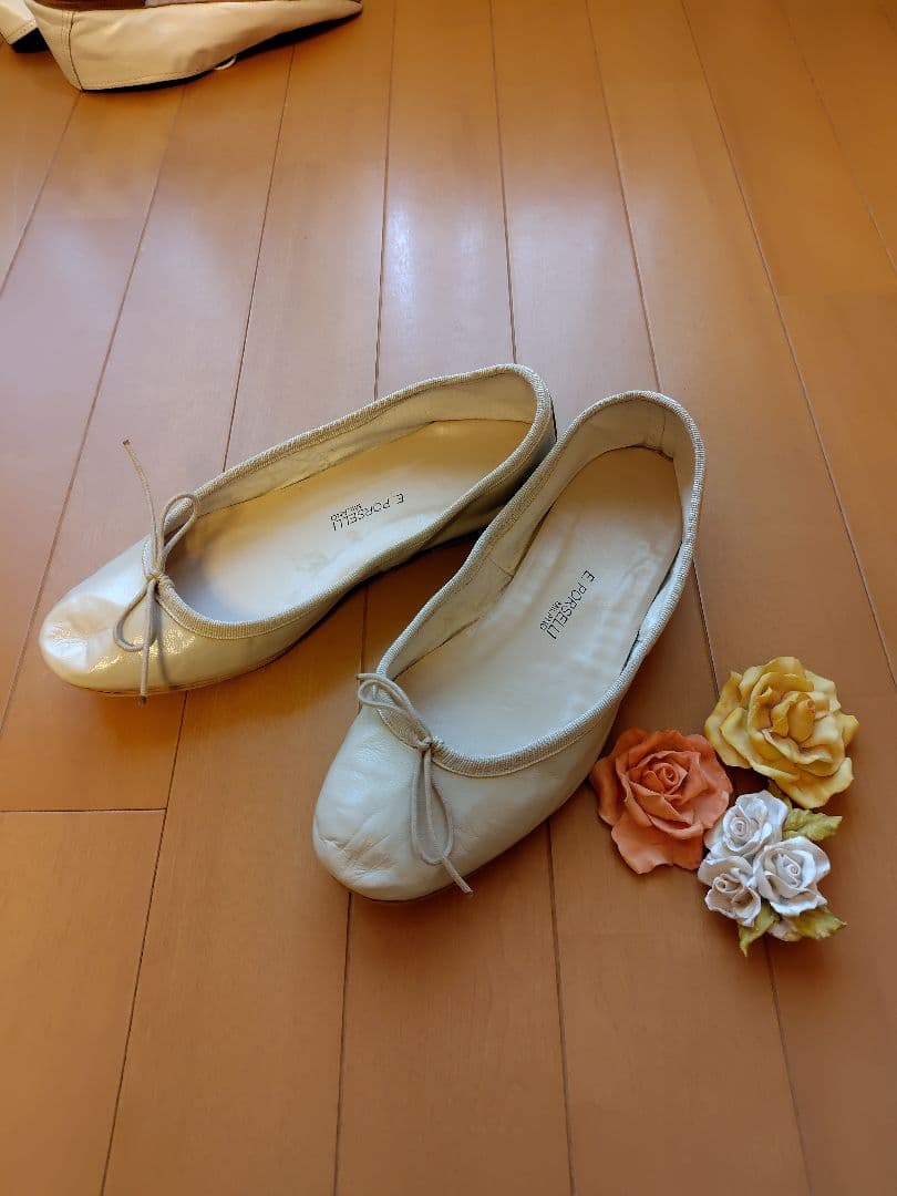 【h.to】ポルセリ　E PORSELLI 　 バレエシューズ