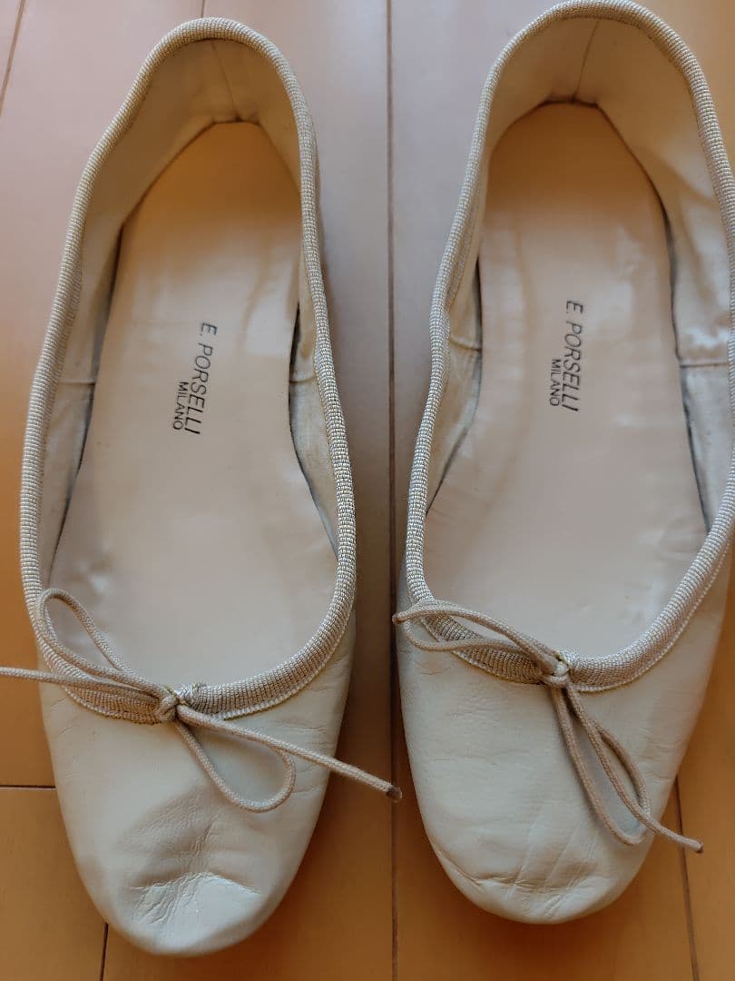 【h.to】ポルセリ　E PORSELLI 　 バレエシューズ