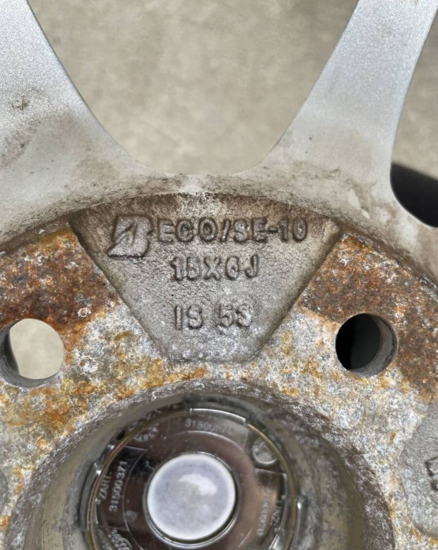 ブリヂストンエコフォルム 6Jx15+53 114.3-5H 4本セット