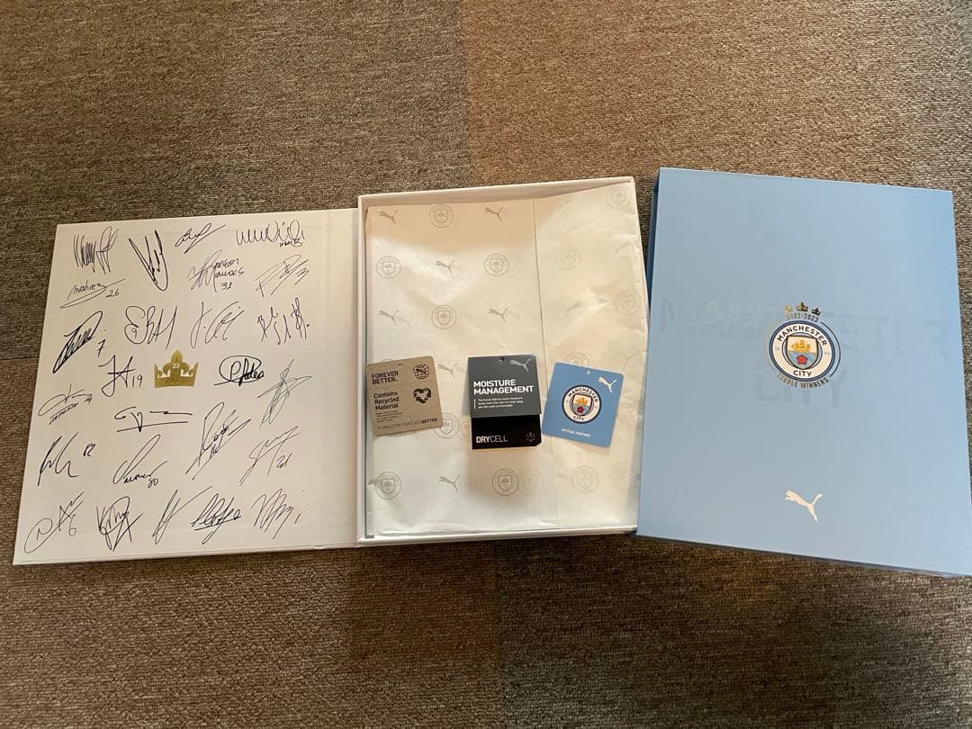 ニ*ザ様 マンチェスターシティ　2022-2023シーズン　トレブル　3冠　ユニ