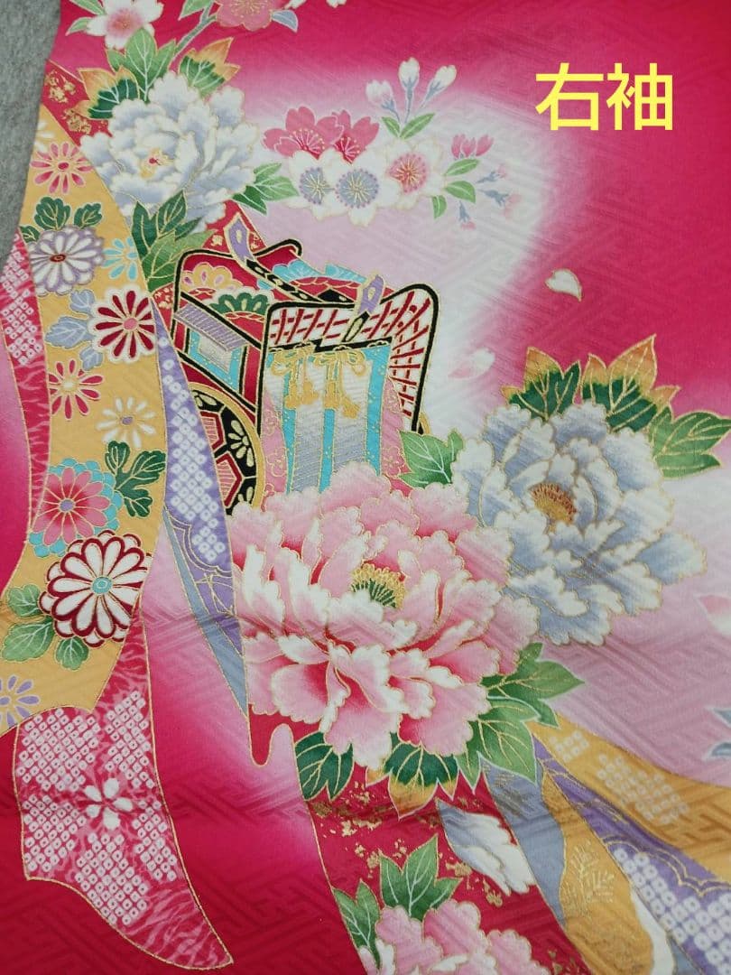 ★最終掲載★七歳お祝い着物 新品お仕立上がり 長襦袢付