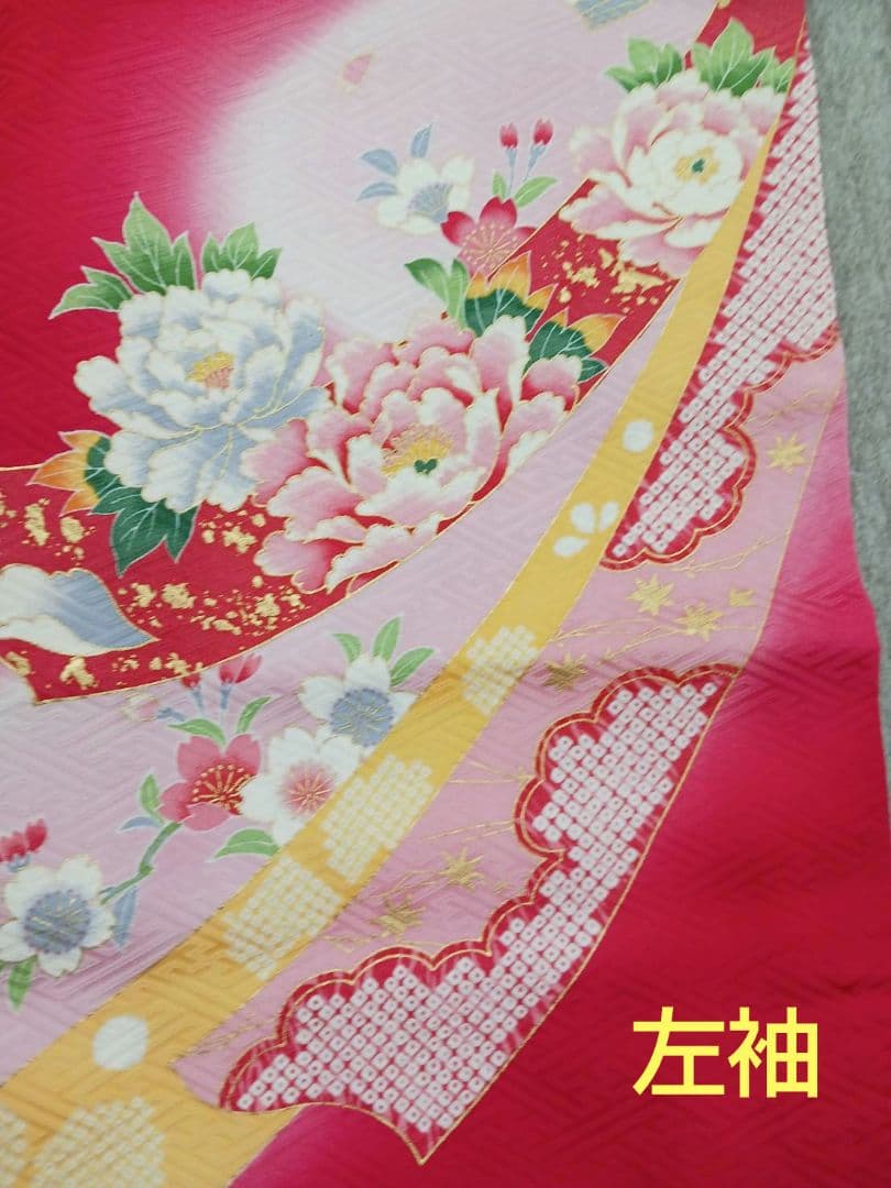 ★最終掲載★七歳お祝い着物 新品お仕立上がり 長襦袢付